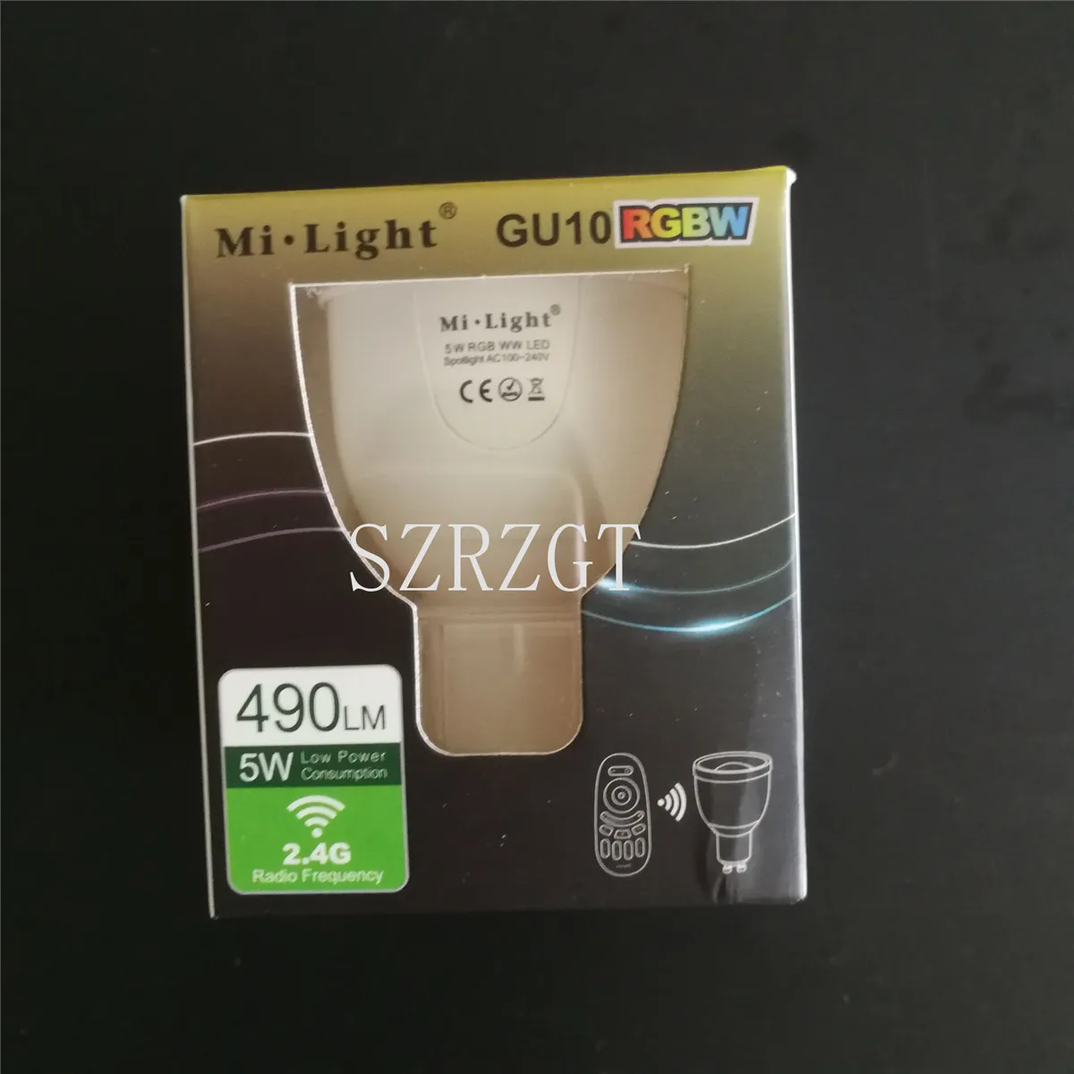 Mi. light FUT018 GU10 dimmable 2,4G Светодиодный точечный светильник 100-240 в 5 Вт Светодиодная лампа RGBW управление Iphone Ipad Android