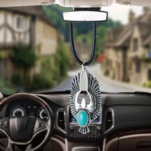 Bemost Car Pendant Sapphire Love Peace Pigeon Ornaments Automobiles Rearview Mirror Suspension Decoration Styling Gifts