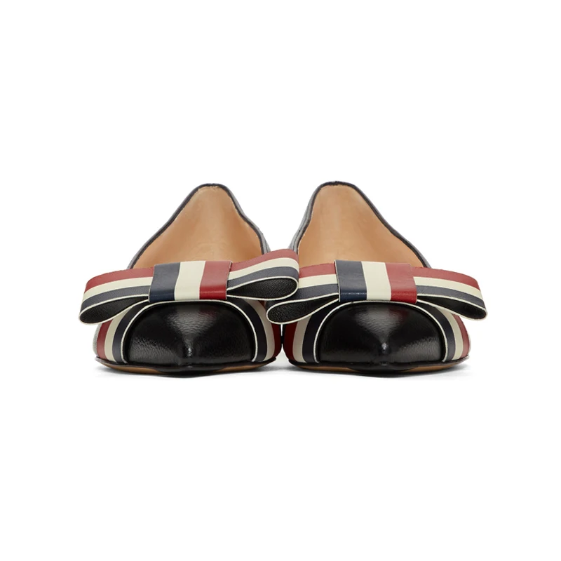 Ballet-Dancers-Cute-Bow-Black-Flats-Pointed-Toe-Plus-Size-7-8-16-Casual-Ladies-Shoes (1)