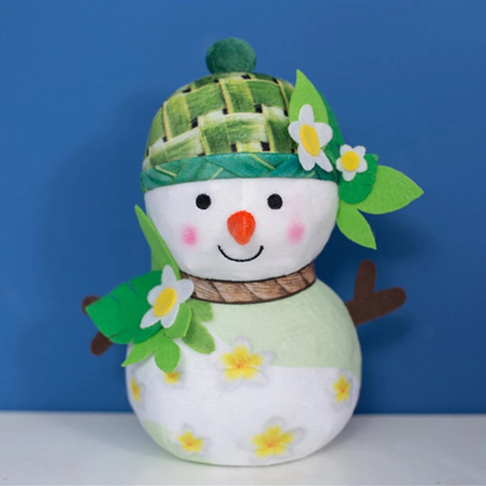 Рождественский снеговик, кукла-снеговик, плюшевая кукла-снеговик, украшение на Рождество, мультяшное украшение, плюшевые милые детские подарочные игрушки#40