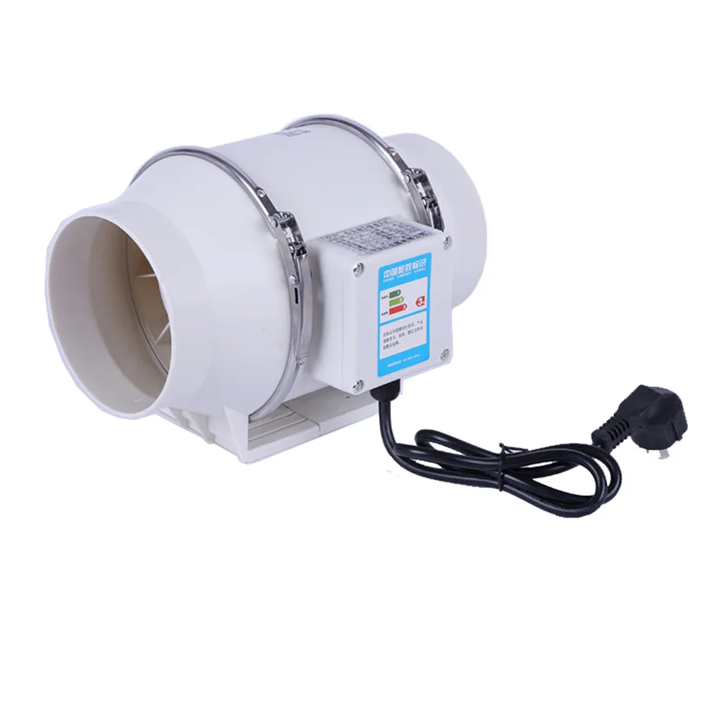 110V/ 220V Вытяжной вентилятор домашний бесшумный встроенный Труба Воздуховода