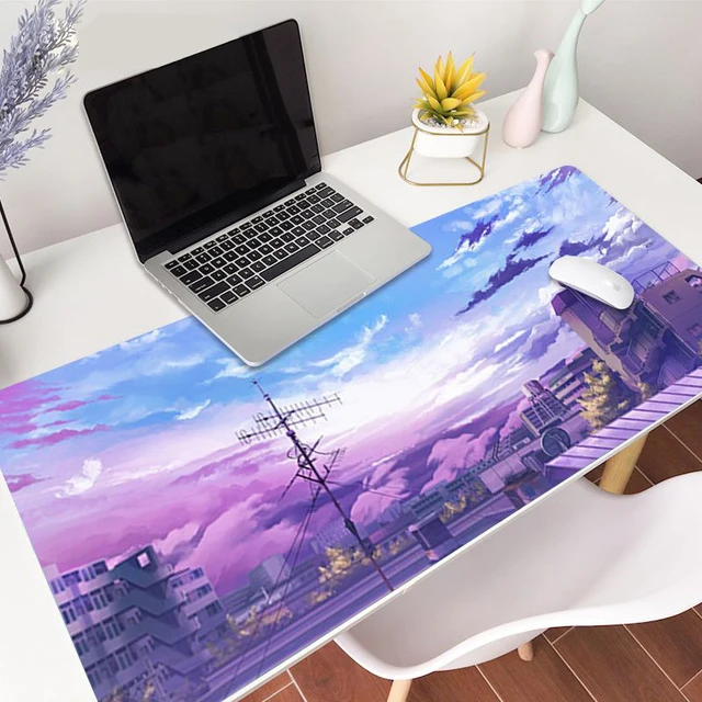 Kawaii Mouse Pad Gamer Pink Computer Mat Cute Office Decor Large Gaming Slipmat Keyboard Pc Accesories 800x300 Mousepad 90x40 Xl 4