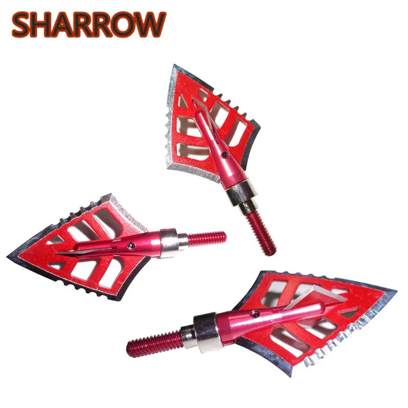 6/12Pcs 120 Grain Archery Broadheads 4 Blade Stainless Steel Arrowheads Hunting Screw Tips For Outdoor Shooting Accessories 10pcs lot lishi slave key blade hu66 va2t hy20r toy40 hu83 sip22 hu100r toy2 ne66 dat17 hy20 hu100 hu101 for making key outdoor