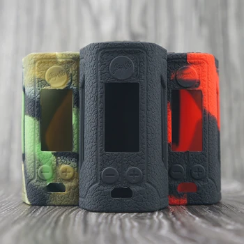 

10pcs Texture Case For Wismec RX GEN3 Dual 230W, Anti-Slip Silicone Cover Sleeve Wrap Fits For wismec rx gen3 Dual 230w
