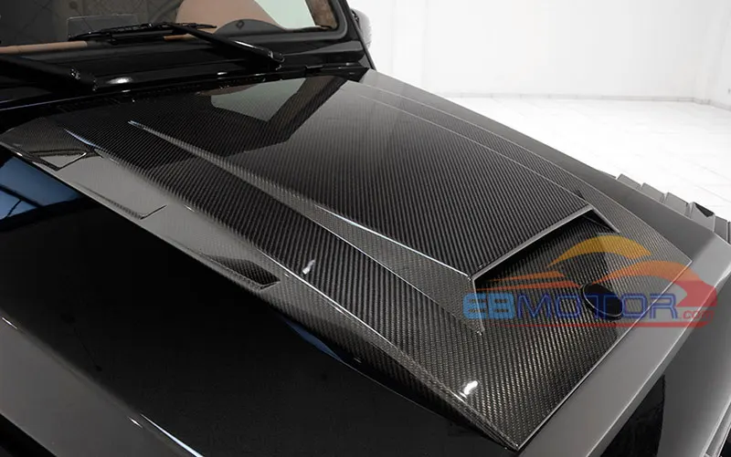ebmotor-com B style  HOOD SCOOP HOOD VENT Hood Attachment FOR BENZ G CLASS W463 G63 G65 G500 G55 2012UP 3_7338
