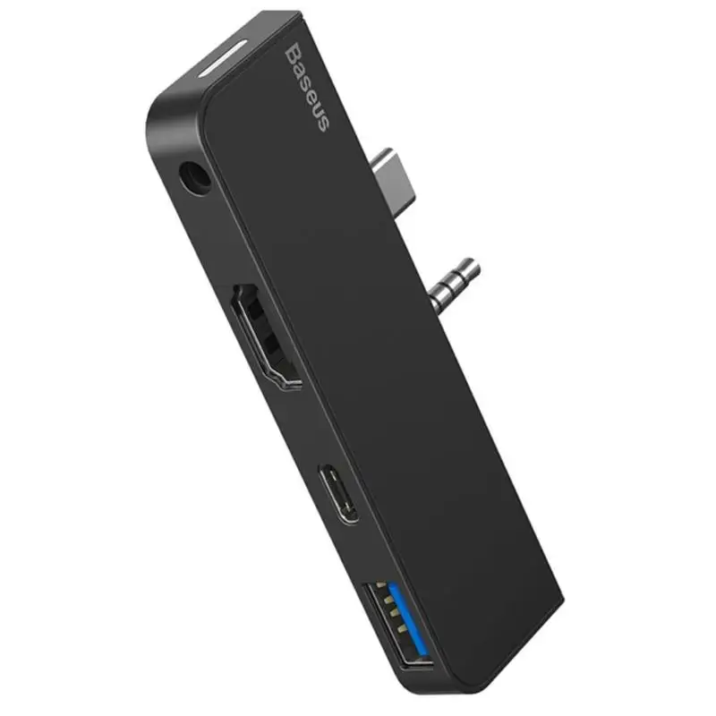 Baseus USB3.0 концентратор для поверхности Go type-C аудио 4KHD USB3.0-A type-C аудио hab адаптер для поверхности Go Pro для Windows10