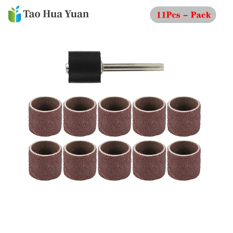 100 Grits Sanding Ring Grinding Head Polisher Essential Supplies Sand Circle Manicure Tool Power Tool Accessories Abrasives Set|Abrasive Tools| -