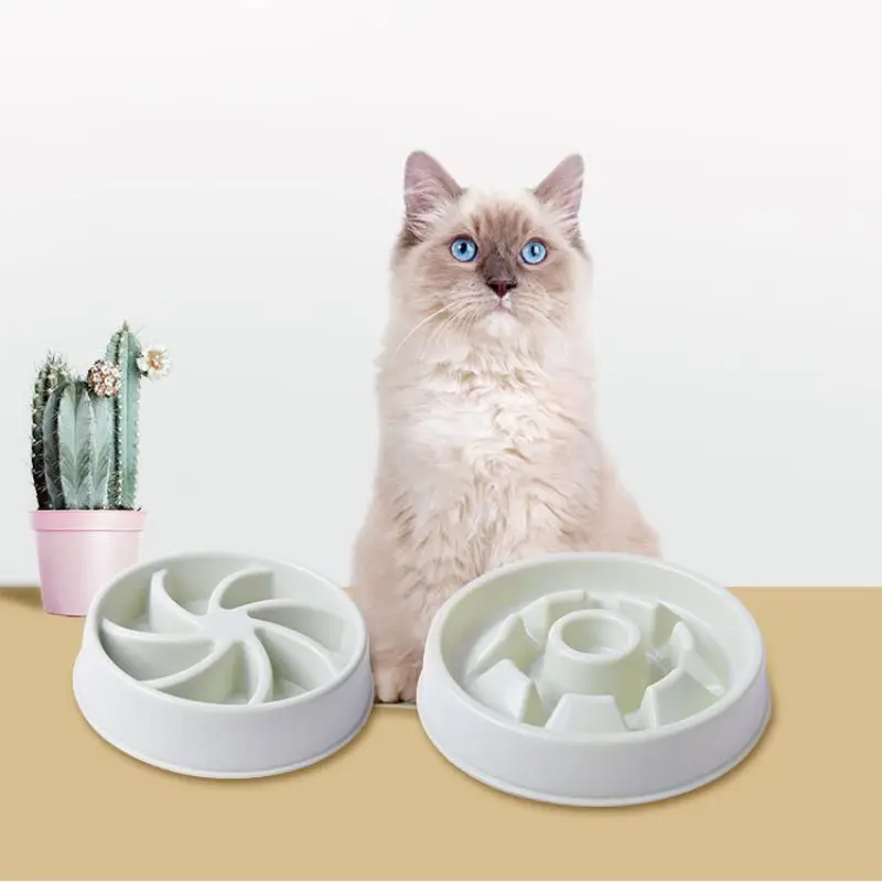 

Pet Feeder Bowl Plastic Eat Slow Dog Pet Supplies Dog Feeder Accessories Anti Choking Eating Slow Feed Bowl For Dog Cat