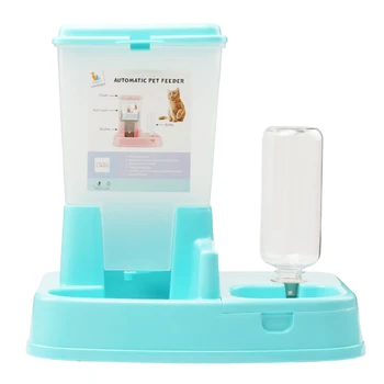 

Hydration Pet Feeder Cat Automatic Feed Water Automatic Drinker Bowl Feeder Fonte Agua Feed Storage Bucket Pet Products DD60WS