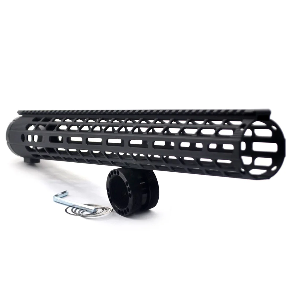 TriRock 17 ''Дополнительная длина Keymod/M-lok Handguard Rail Free Float Mount system Fit. 308/7. 62 винтовка с фронтальной крышкой