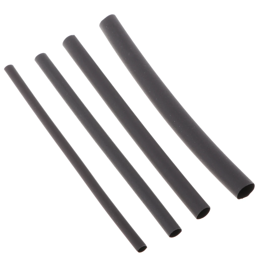 10 Pieces Heat Shrink Tubing Tube Sleeving Wrap Wire Cable Kit 2.5mm Black