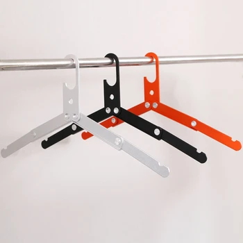

Promotion! 3Pcs Portable Coat Hanger Clothes Hanger Aluminum Alloy Multi-Functional Folding Hanger for Outdoor Travel Hangers