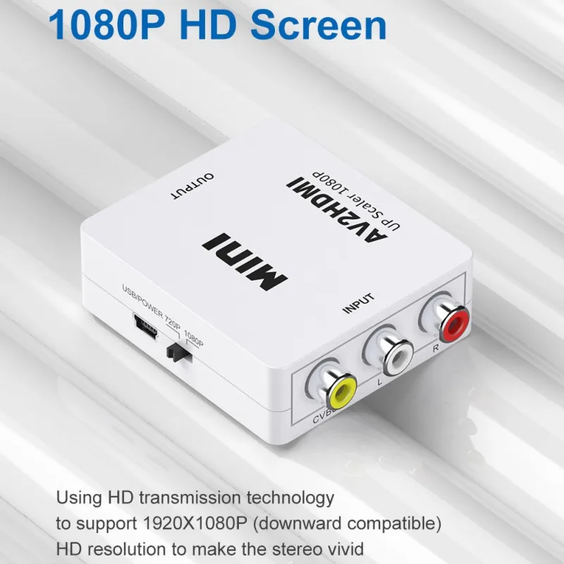 RCA AV в HDMI конвертер 1080PMemor карта памяти