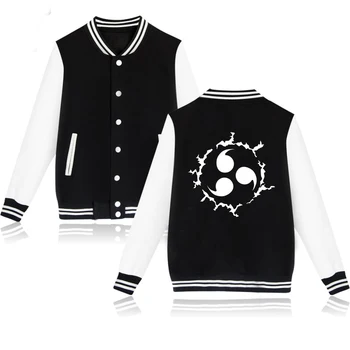 

2019 Hot New Jackets Naruto Capless Jacket Men/Women Coats Harajuku Sweatshirt Anime Naruto Baseball Jacket Mens Winter top