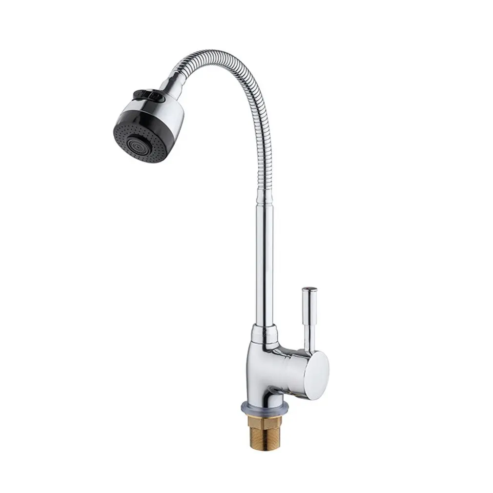 

Kitchen Hot And Cold Mixing Faucet Rotating Single Handle Single Kitchen Faucet Professional Fashion Life Good Helper