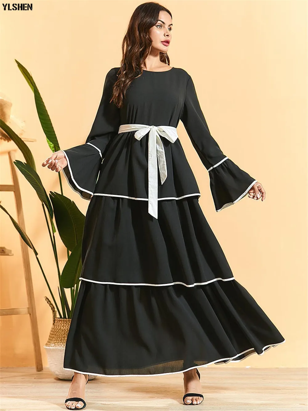 Abaya Dubai Turkey Muslim Hijab Dress Kaftan Caftan Marocain Islamic Clothing For Women Ramadan Dresses Islam Robe Musulman 03