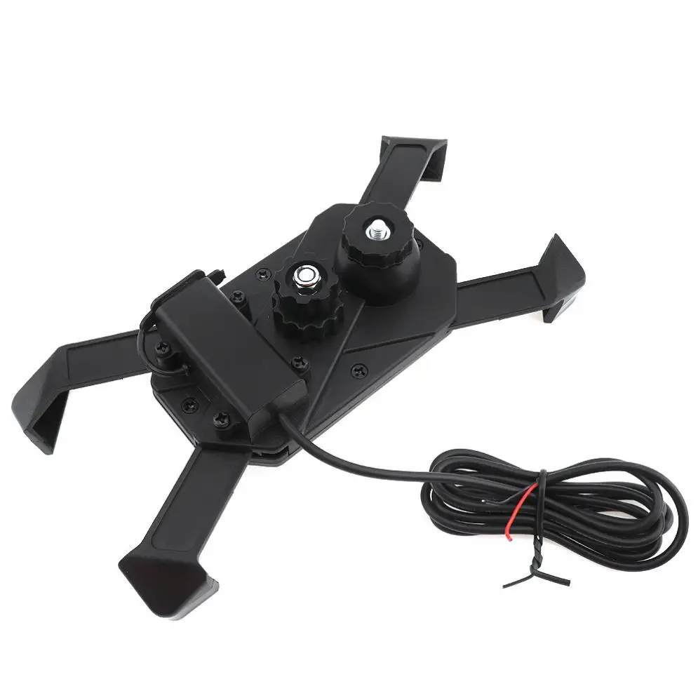 12-24 V DC 5V 2.1A USB ABS многофункциональное телескопическое поворотное мотоциклетное зарядное устройство для 3,5-6 дюймового мобильного телефона