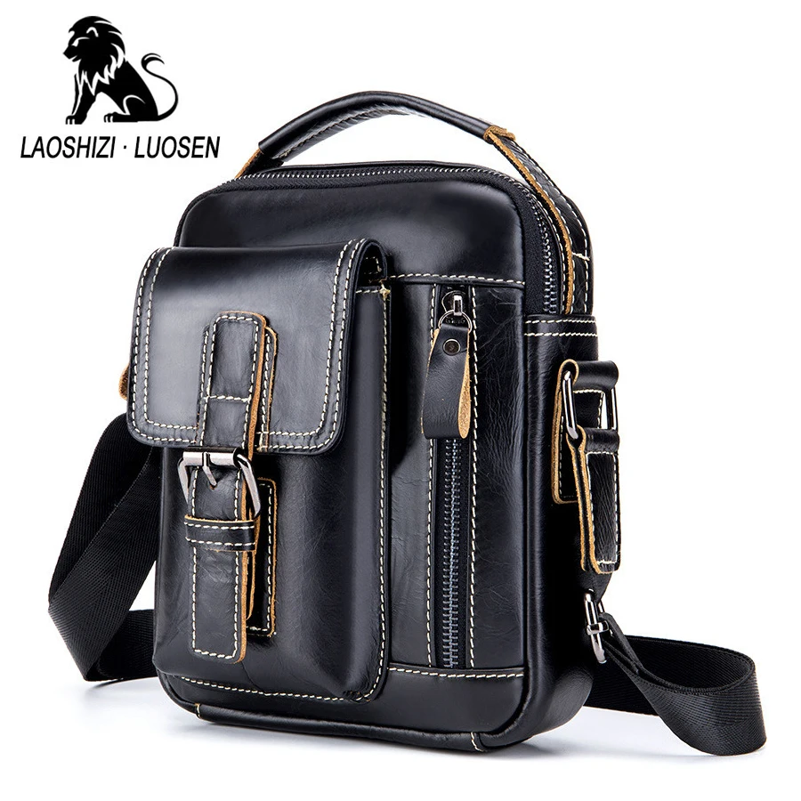 Сумка мессенджер Мужская из натуральной кожи| |