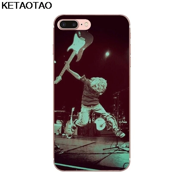 KETAOTAO Курт Кобейн, Нирвана рок-группы чехол для телефона s для iPhone 6 7 8 Plus X XS XR 11 Pro Чехол кристально чистый мягкий TPU чехол s - Цвет: Синий