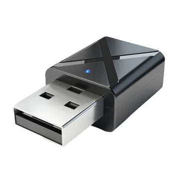 

2 In 1 Bluetooth 5.0 Audio Receiver Transmitter Wireless Adapter Mini 3.5mm AUX Stereo Bluetooth Transmitter For TV PC Cars Hot