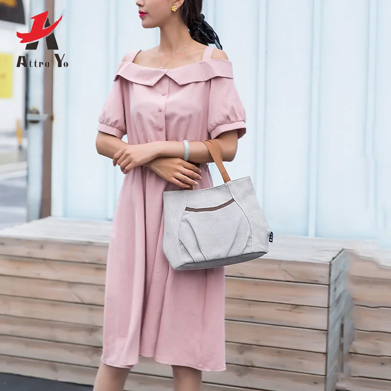 

Attra-Yo New Simple Women Canvas Handbag Fashion Exquisite Women Bag Small Bag Wild Literary Bag Mother Bag Large-capacity