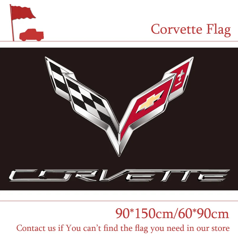 Корвет C7 флаг автомобиль гоночный флаг 90x150 см 60x90 см из полиэстера