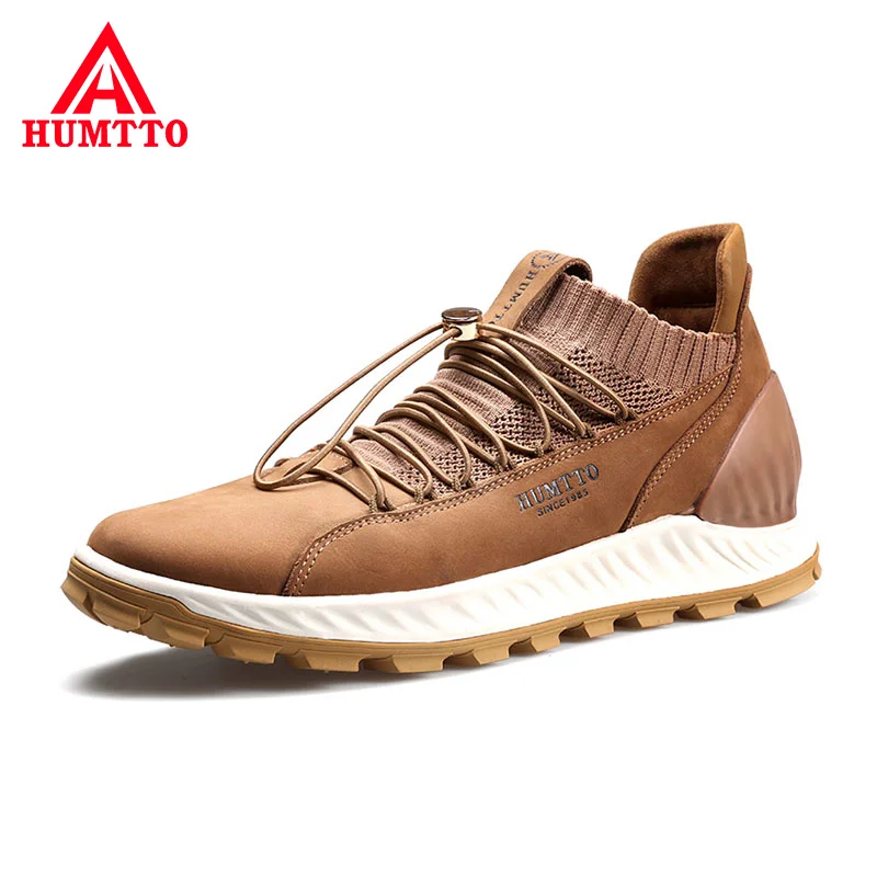 HUMTTO эластичная лента спортивная обувь для мужчин Уличная Нескользящая износостойкая мужские кроссовки Мягкий дышащий светильник спортивная обувь для мужчин s