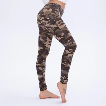 

Melody Mid/High Rise Ankle Camouflage Leggings Women High Waisted Sexy Camo Push Up Leggings