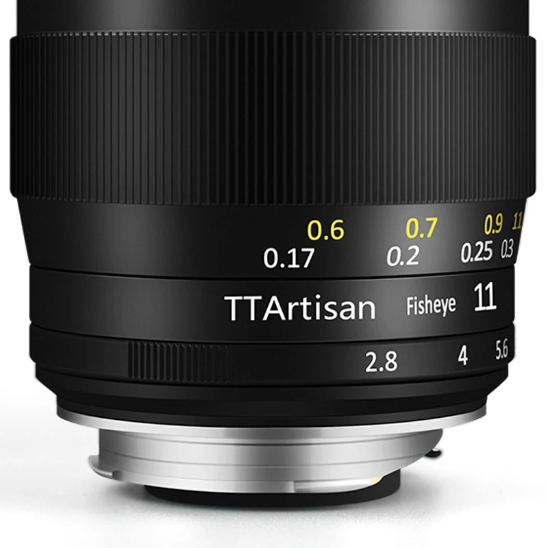 Объектив рыбий глаз TTArtisan 11 мм F2.8 для камеры Leica M mount объектив с ручной