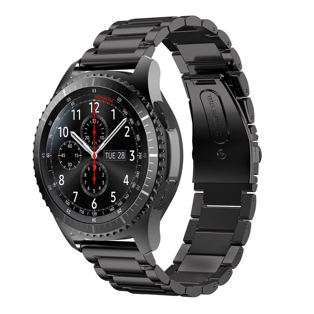Ремешок для часов из нержавеющей стали для samsung gear S3 Frontier ремешок для gear S3 классический смарт-браслет с регулируемым инструментом