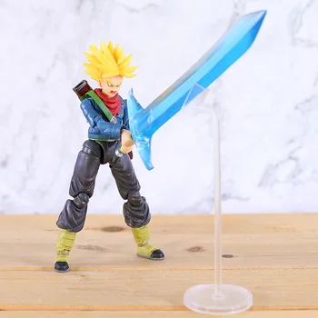 

SHF Dragon Ball Super Broly Super Saiyan Future Trunks PVC Action Figure Model Toy DBZ Figurine