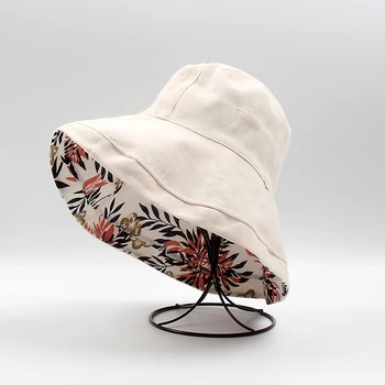 

Hat female summer wild travel sun hat big eaves cover face double-sided fisherman hat female