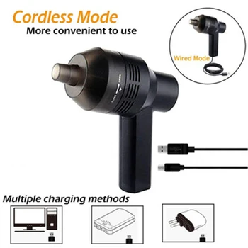 

Handheld Vacuum Cordless Powerful Cyclone Suction Portable Rechargeable Vacuum Cleaner Wireless Cleaning Tools Dropship
