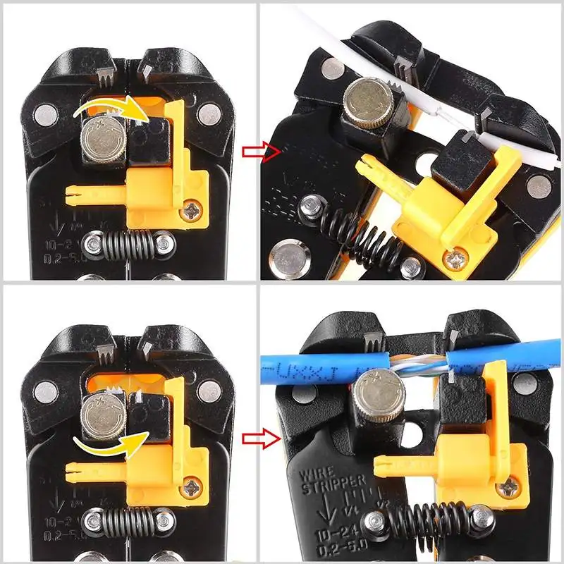 Инструмент для зачистки проводов Alicate Descascador Cable Cutter Crimper Wire плоскогубцы JX1301 Automatic TAB терминал обжимной инструмент для зачистки