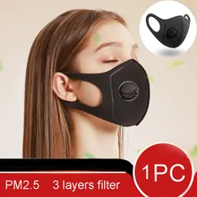 1pc unissex reusável poeira à prova de poeira pm2.5 máscara haze poluição respirador capa em estoque máscara de substituição reutilizável moda