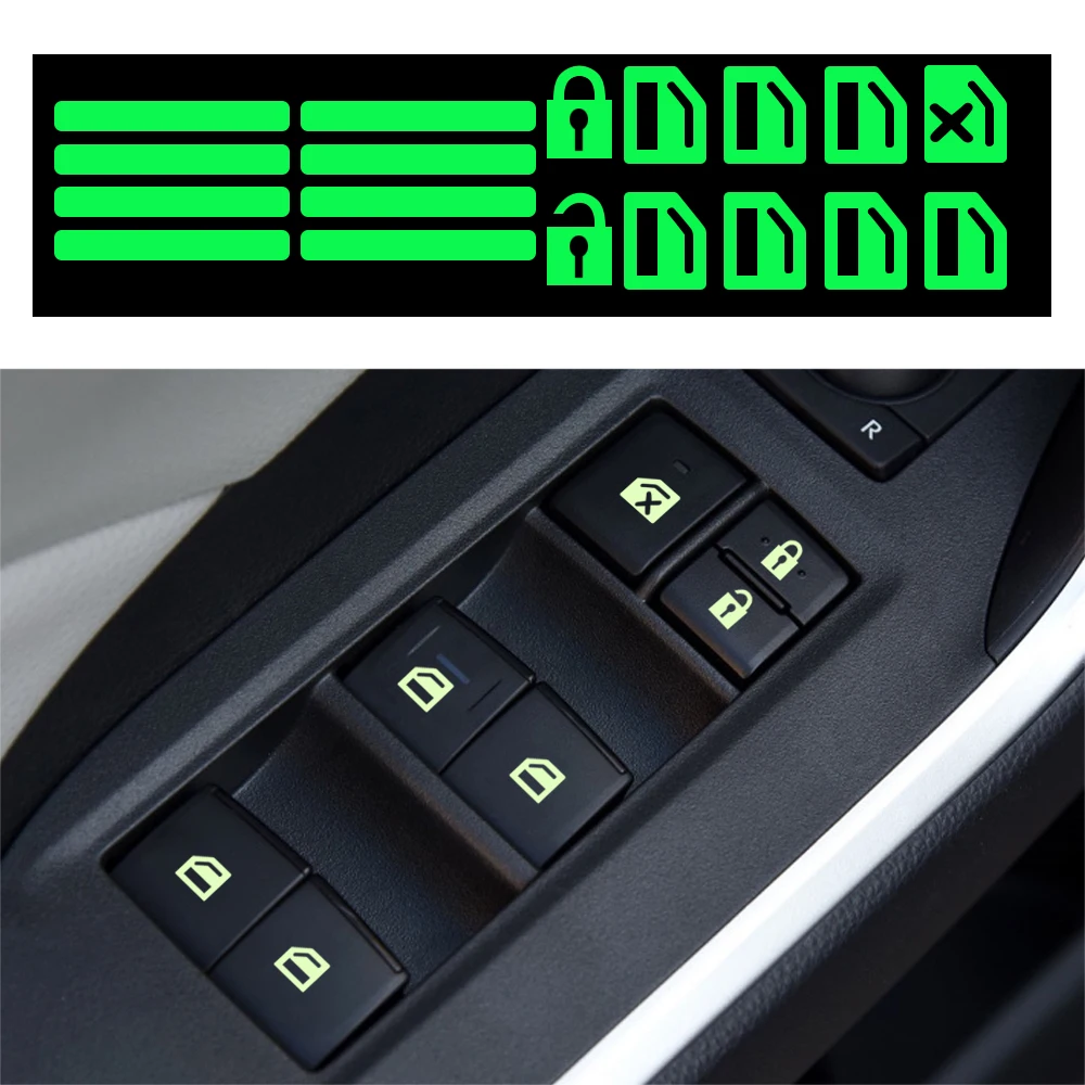 Car sticker window switch Luminous for mazda 3 6 cx5 cx7 suzuki sx4 swift grand vitara jimny | Автомобили и мотоциклы