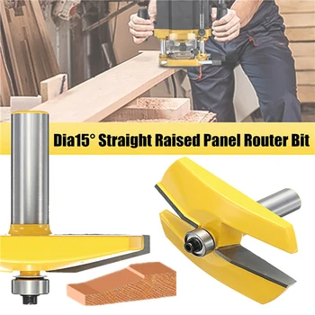 

15° Straight Raised Panel Router Bit Wood Working Tool 1/2 Inch Shank Woodworking Tools for Family and Factory DIY