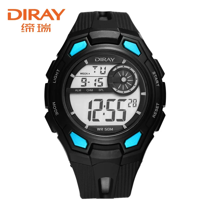 

Fashion Multi-functional Students Watch LED Waterproof Electronic Watch DR-302 Outdoor Sports Trend Electronic Watch