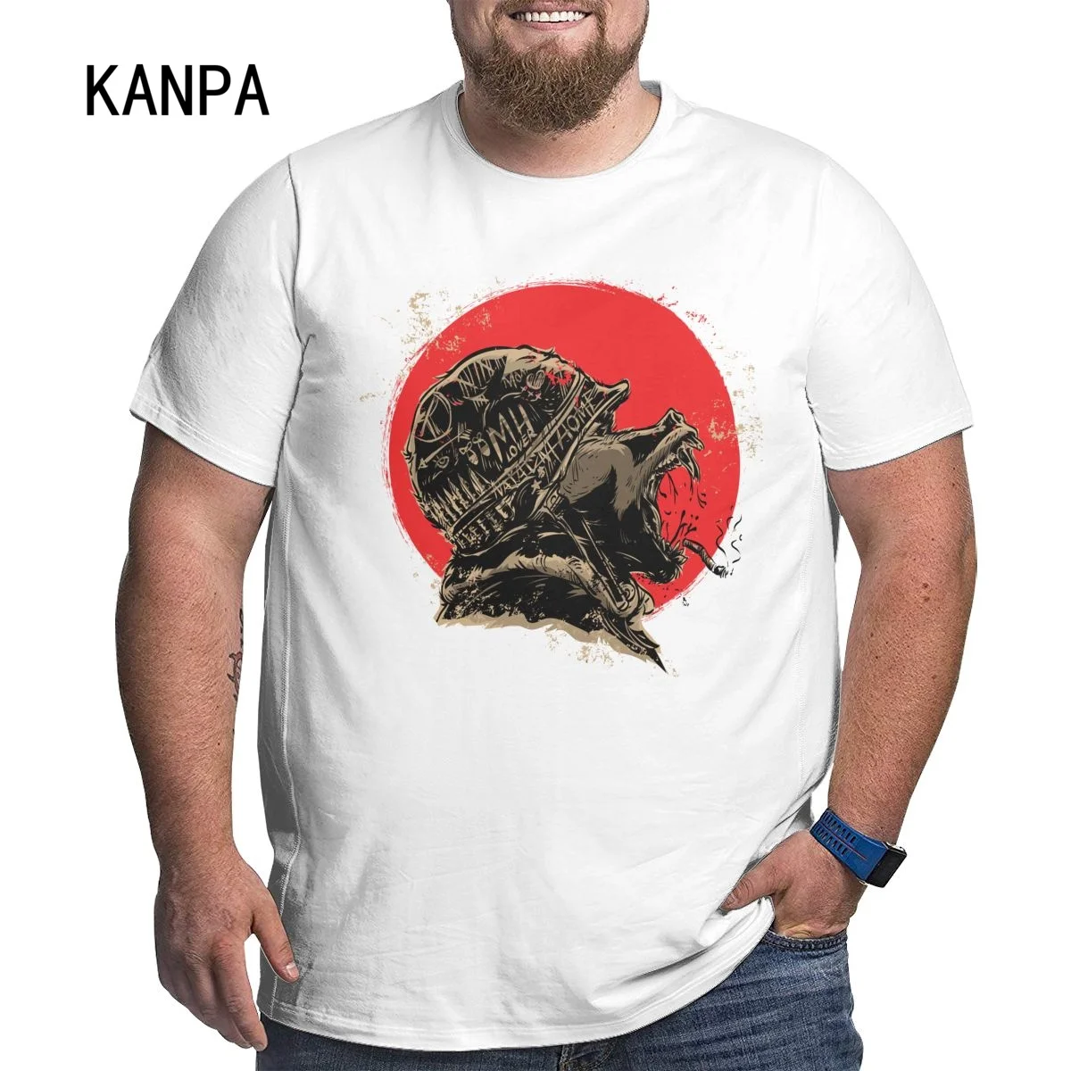 

2023 Hip hop Funny Graphic Bear Print T shirt Men Punk Vintage Oversize Streetwear Men's clothing T-shirt Tops white 6xl