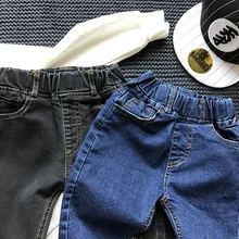 Beth Item детская одежда весна стиль для мужчин и женщин Дети корейский стиль повседневные градиентные цвета обтягивающие джинсы Aq807