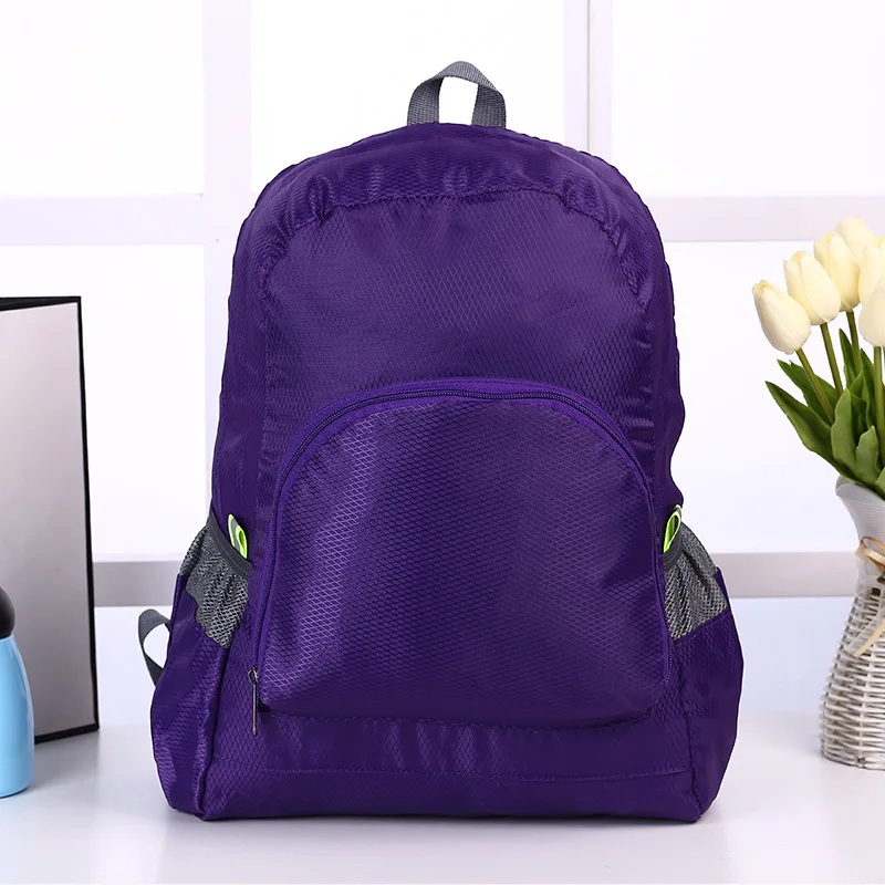 

Good Quality Casual Students Travel Folding Backpack Multi-functional Sports Carrying Case Storage Ultra-Light Shoulder Backpack