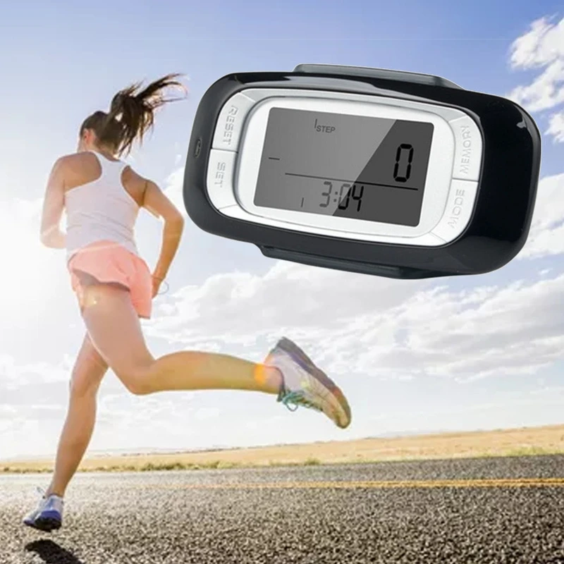 

Portable Walking Distance Exercise Pedometer 3D Sensor Memory Electronic Counter E8BD