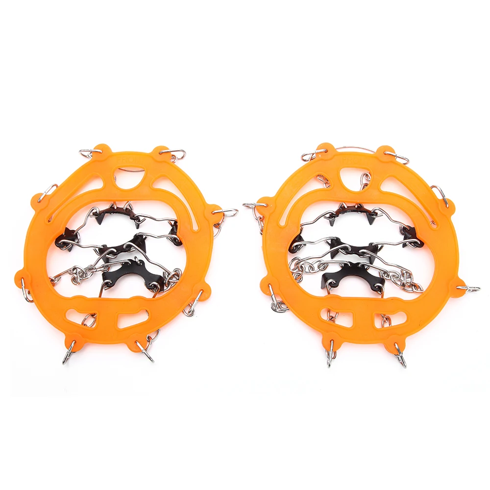 

Snow Grippers for Shoes Ice Creepers Ice Traction Cleats Easy Over Anti-slip 8-teeth Claw Crampons Outdoor Skiing Climbing Snow