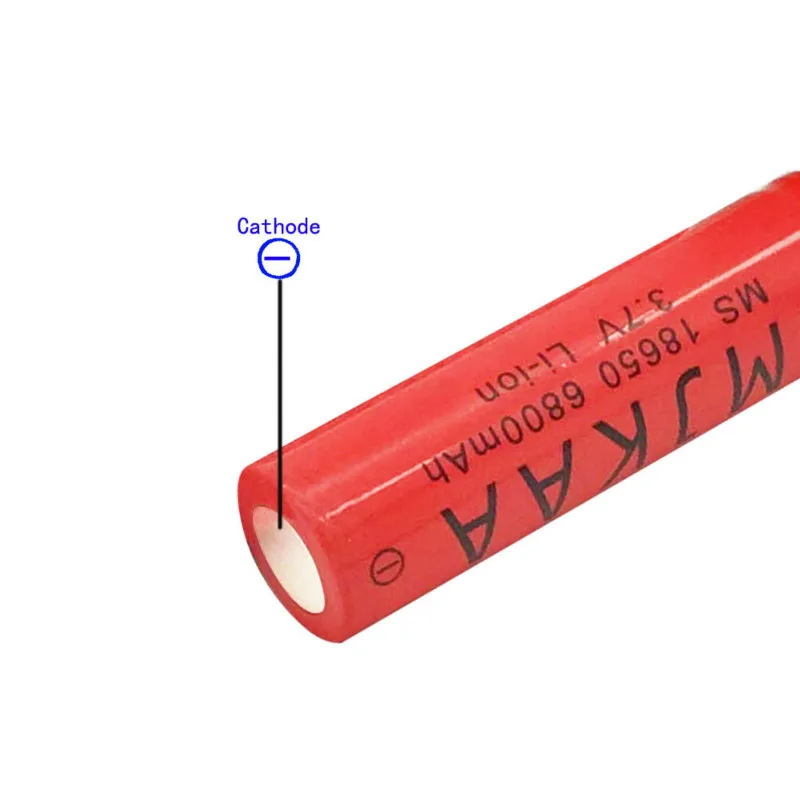 3 7 V MS 18650 6800mAh перезаряжаемый литий ионный аккумулятор электронные