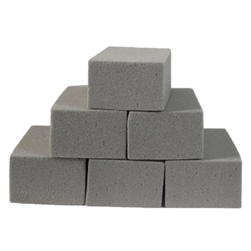 6Pcs Floral Foam Blocks Brick Flower Florist Flower Bricks Applied Dry