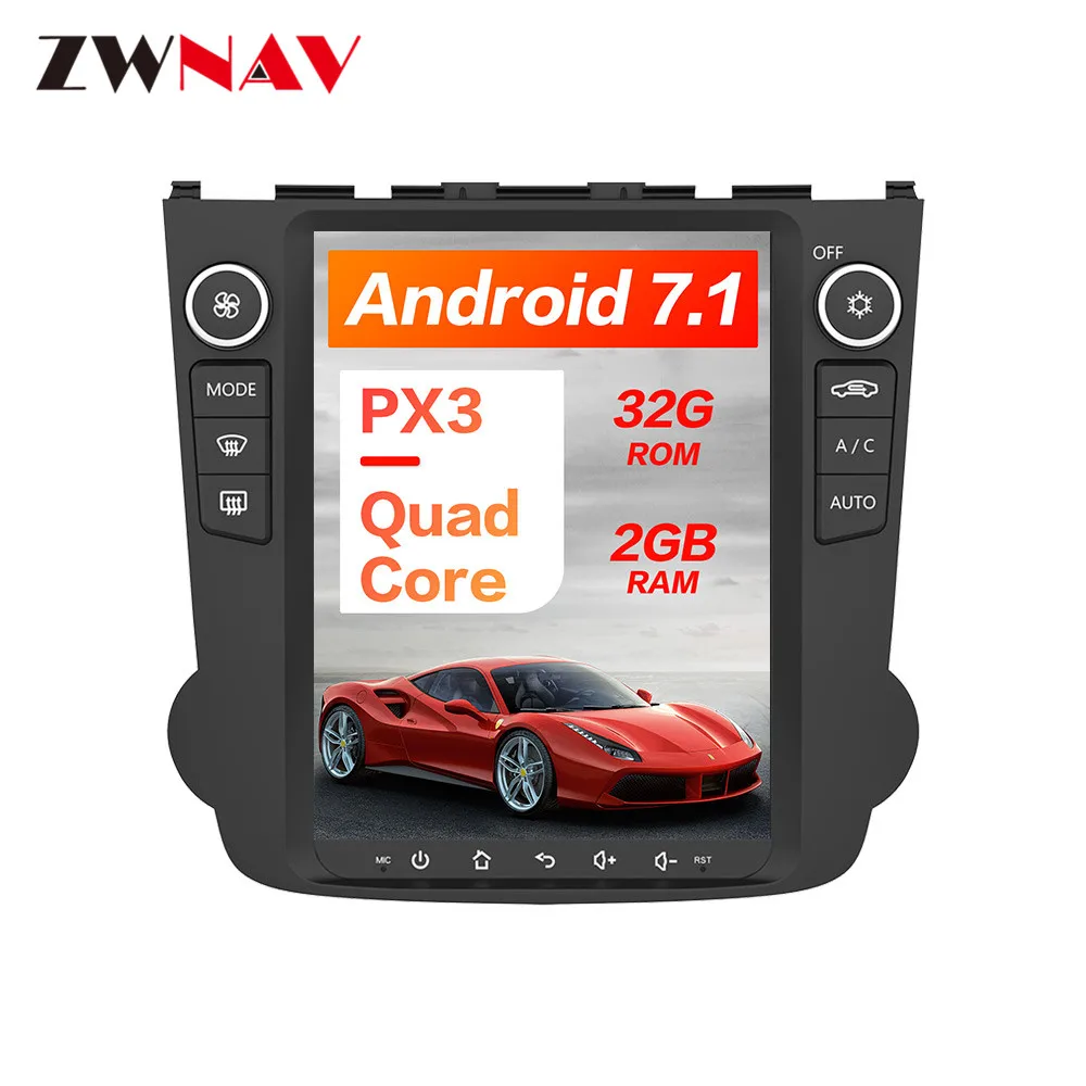 Tesla стиль Android 7,1 Автомобильный gps навигатор Автомобильный без DVD плеер для Honda CRV 2006-2011 стерео радиоплеер магнитофон головное устройство