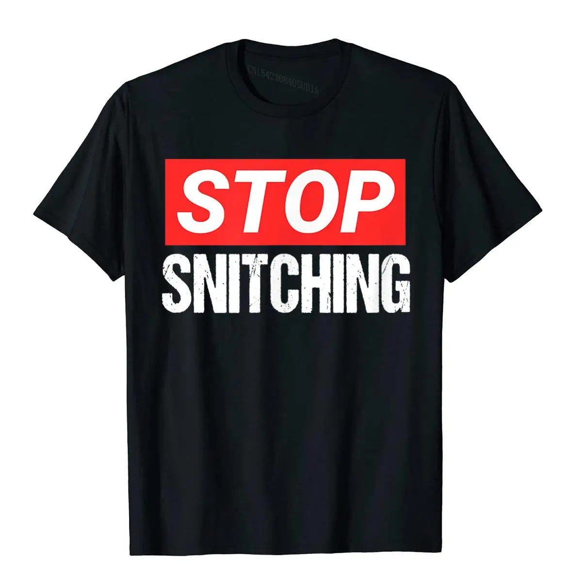 Stop Snitching T-Shirt Funny Humor Tee__B10184black