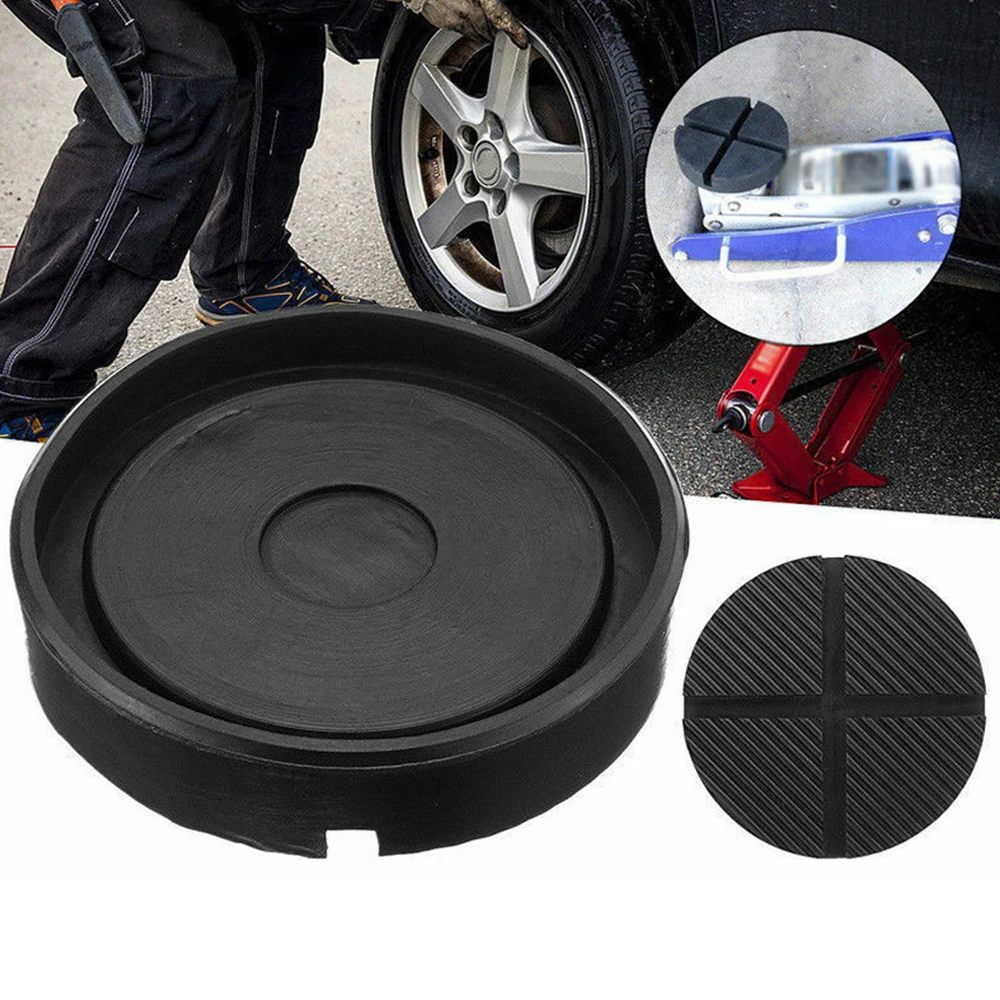 

Universal Car Vehicle Slotted Frame Rail Floor Jack Adapter Lift Rubber Pad Stand Holder Auto Parts