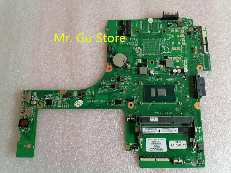 FOR HP PAVILION 15-Ak Laptop Motherboard DAX1QDMB8C0 844143-001 844143-601 844143-501 W/ I5-6200U CPU Test work | Компьютеры и офис