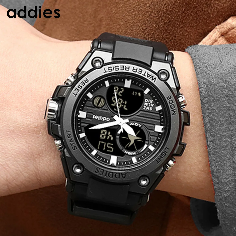 Спортивные мужские часы ADDIES G Style роскошные брендовые военные кварцевые